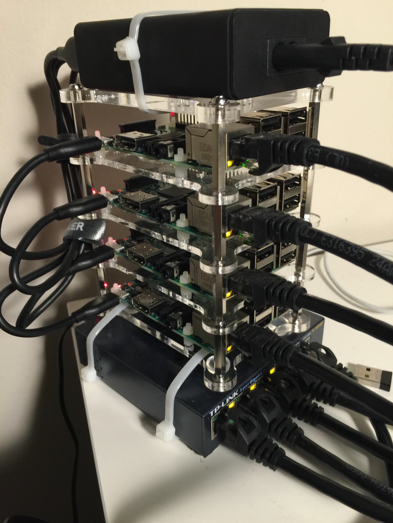 assembled cluster